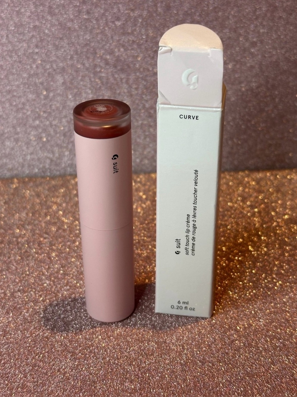 Glossier Suit Soft Touch Lip Crème NIB “Curve”